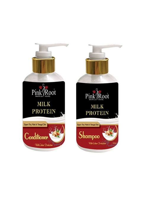 pink root milk protein conditioner and shampoo - 15985117 - Very Small Image - 1
