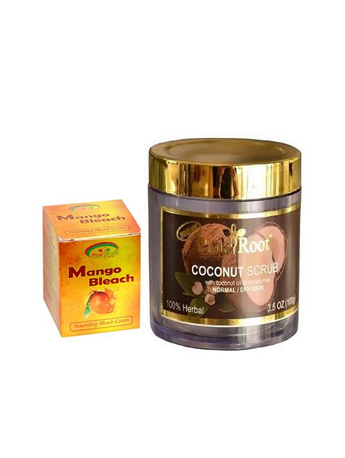 pink root coconut scrub with mango bleach 50gm - 15985474 - Very Small Image - 1