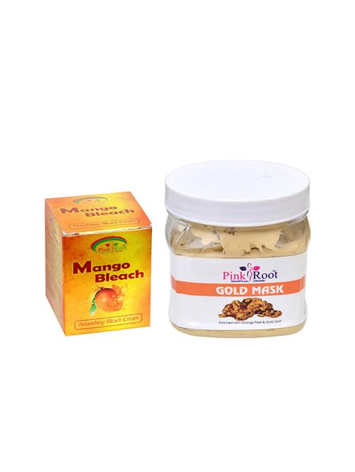 pink root gold mask with mango bleach - 15985513 - Very Small Image - 1