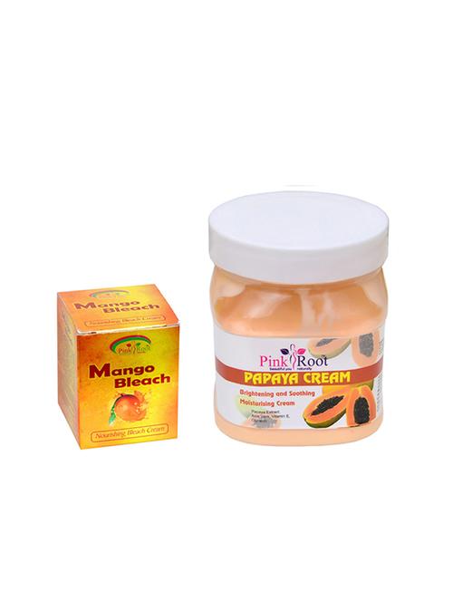 pink root papaya cream with mango bleach - 15985521 - Very Small Image - 1