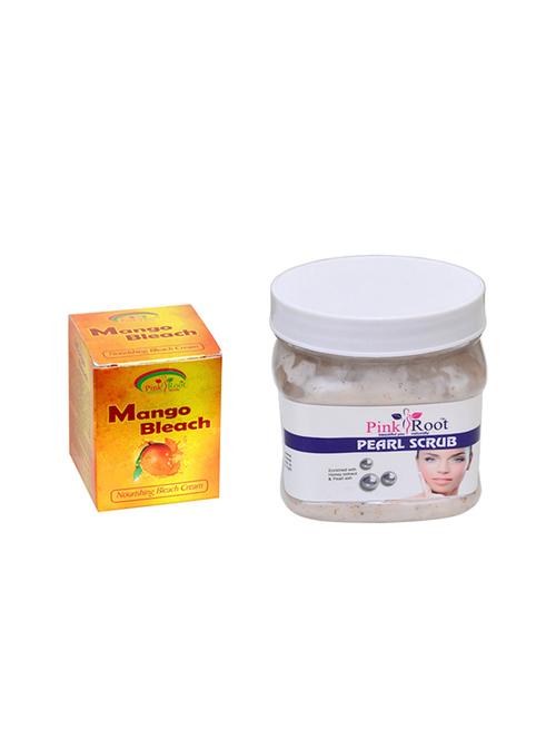pink root pearl scrub with mango bleach - 15985528 - Very Small Image - 1