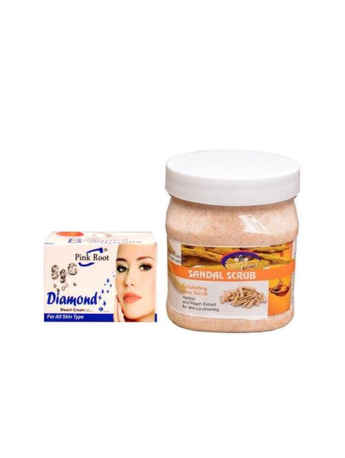 pink root sandal scrub with diamond bleach - 15985607 - Very Small Image - 1