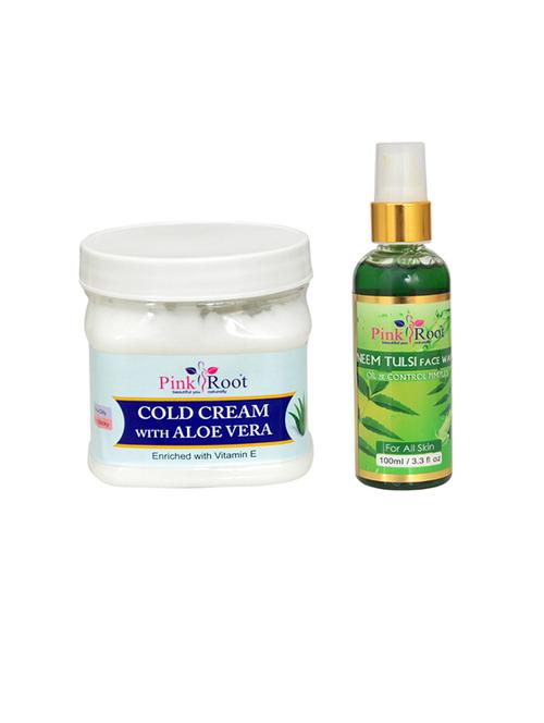 pink root cold cream with neem facewash - 15986178 - Very Small Image - 1