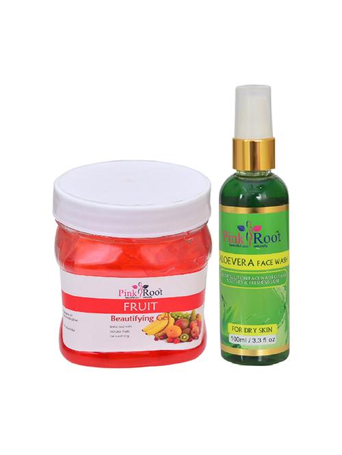 pink root fruit gel with aloevera face wash - 15986222 - Very Small Image - 1