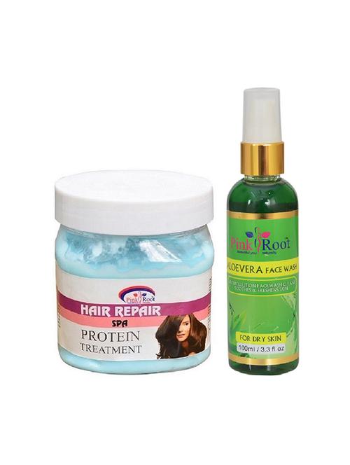 pink root hair spa cream with aloevera face wash - 15986231 - Very Small Image - 1