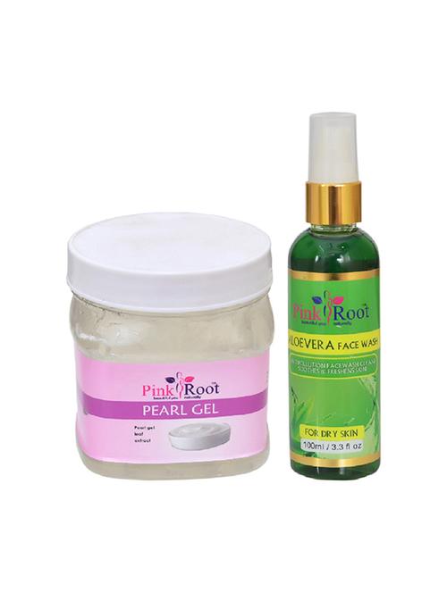 pink root pearl gel with aloevera face wash - 15986242 - Very Small Image - 1