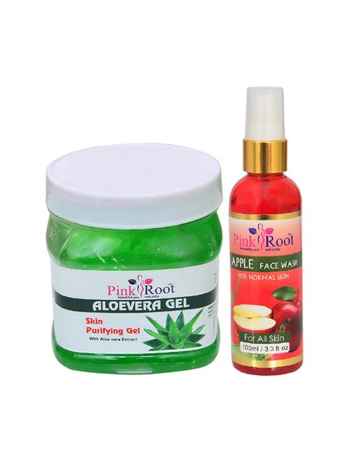 pink root aloevera gel with apple face wash - 15986253 - Very Small Image - 1