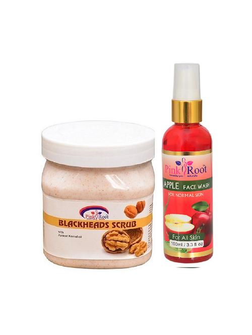 pink root blackheads scrub with apple face wash - 15986257 - Very Small Image - 1
