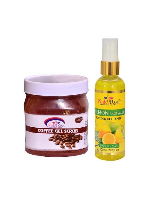 pink root coffee scrub with lemon face wash - 15986322 - Very Small Image - 1