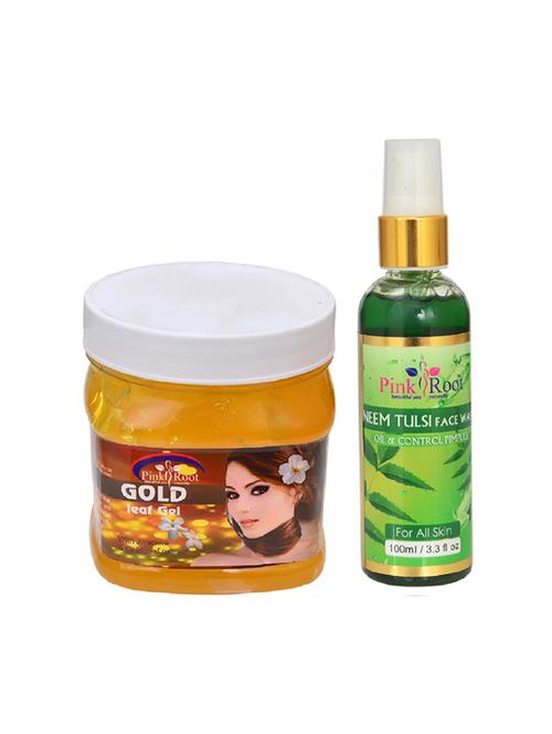pink root gold gel with neem face wash - 15986398 - Very Small Image - 1