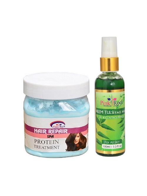 pink root hair spa cream with neem face wash - 15986402 - Very Small Image - 1