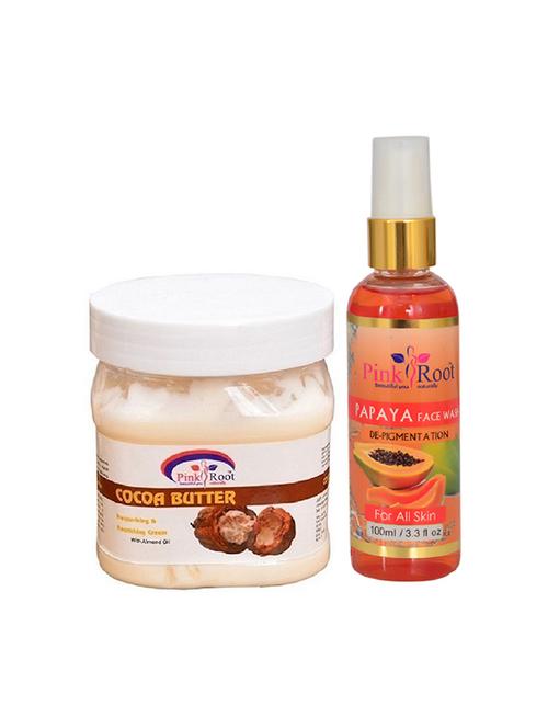 pink root cocoa butter cream with papaya face wash - 15986512 - Very Small Image - 1