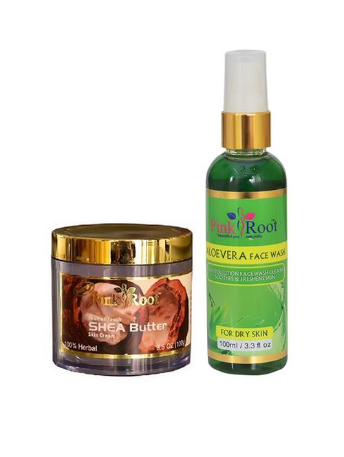pink root shea butter cream with aloe vera face wash - 15986634 - Very Small Image - 1