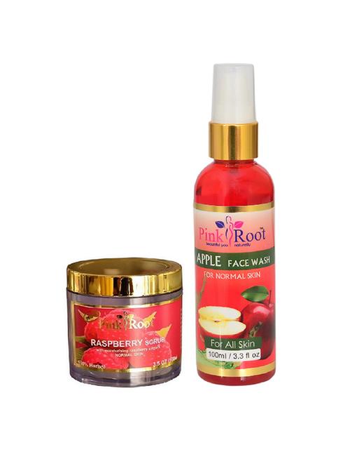 pink root raspberry scrub with apple face wash - 15986666 - Very Small Image - 1