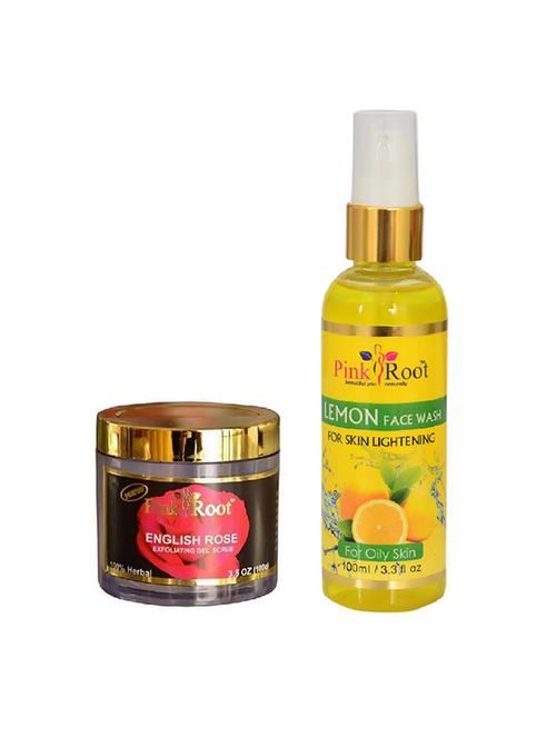pink root english rose scrub with lemon face wash - 15986690 - Very Small Image - 1