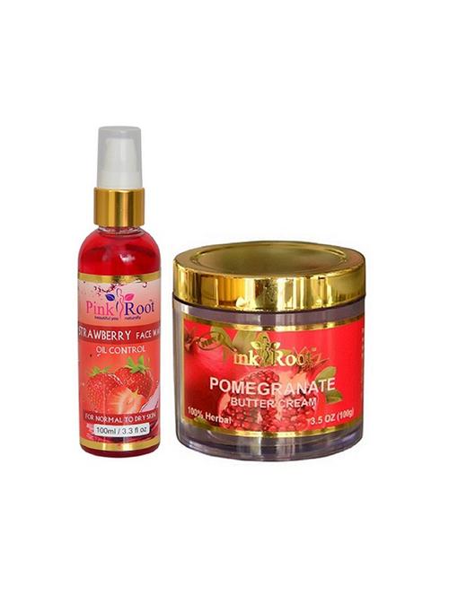 pink root strawberry face wash with pomegranate cream - 15986830 - Very Small Image - 1