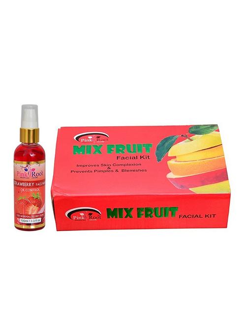 pink root strawberry face wash with mix fruit facial kit - 15986909 - Very Small Image - 1