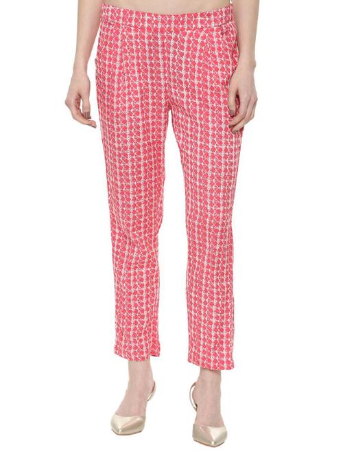 elasticated waist flat front trouser - 15988073 - Very Small Image - 1