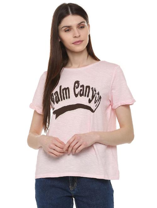 short sleeved letter print tee - 15988145 - Very Small Image - 1