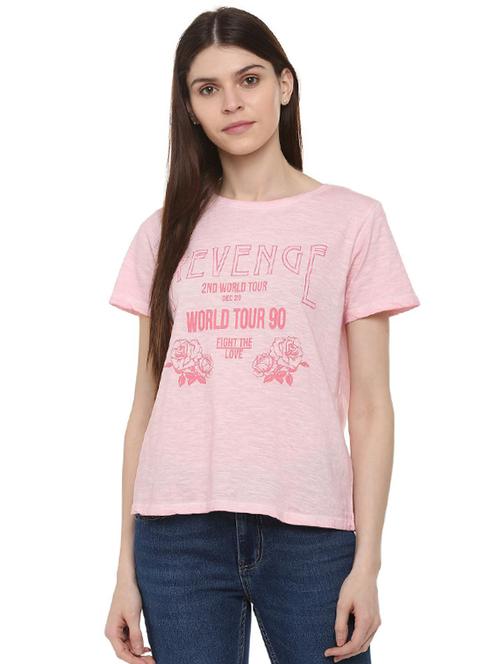 crew neck graphic print tee - 15988150 - Very Small Image - 1