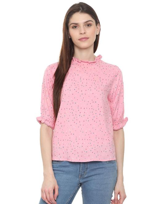 keyhole back frill trim top - 15988191 - Very Small Image - 1