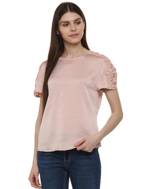 floral lace insert top - 15988214 - Very Small Image - 1