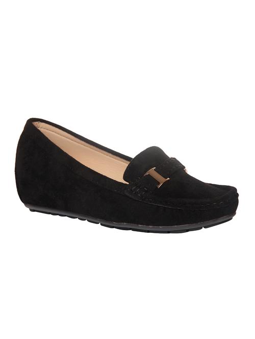 black suede slip on casual shoes - 15988447 - Very Small Image - 1