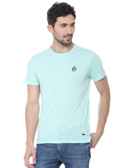light blue back print tshirt - 15988844 - Very Small Image - 1