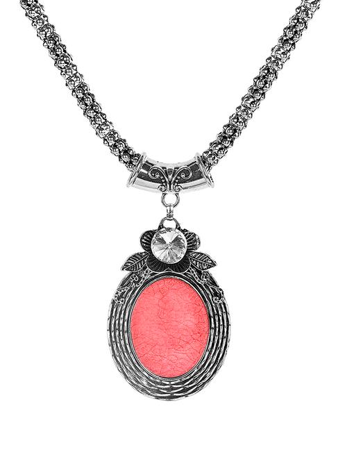 red metal chain necklace - 15988961 - Very Small Image - 1