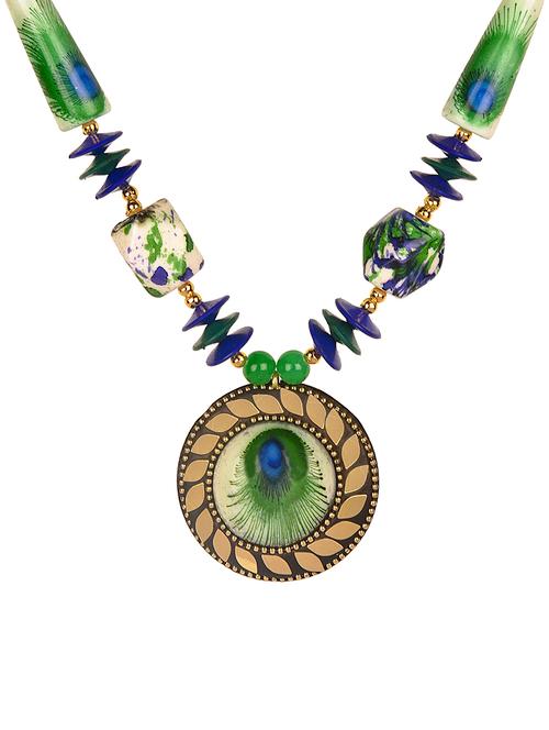 multi colored brass short necklace - 15988963 - Very Small Image - 1