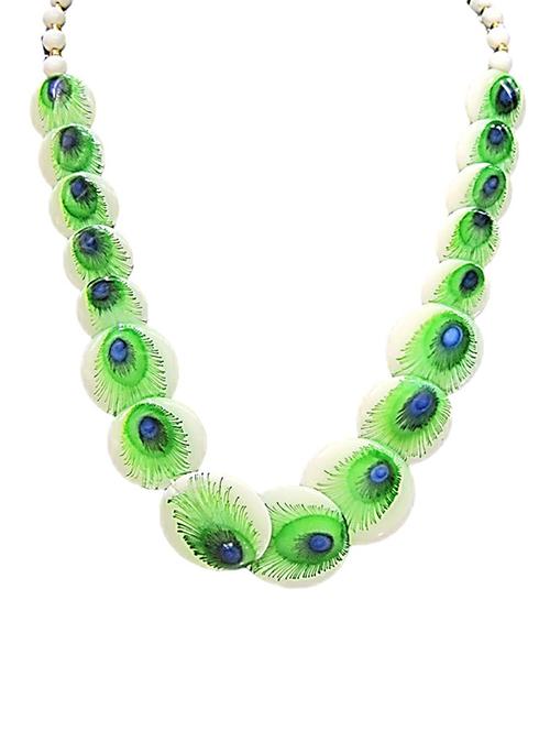 green plastic statement necklace - 15989053 - Very Small Image - 1
