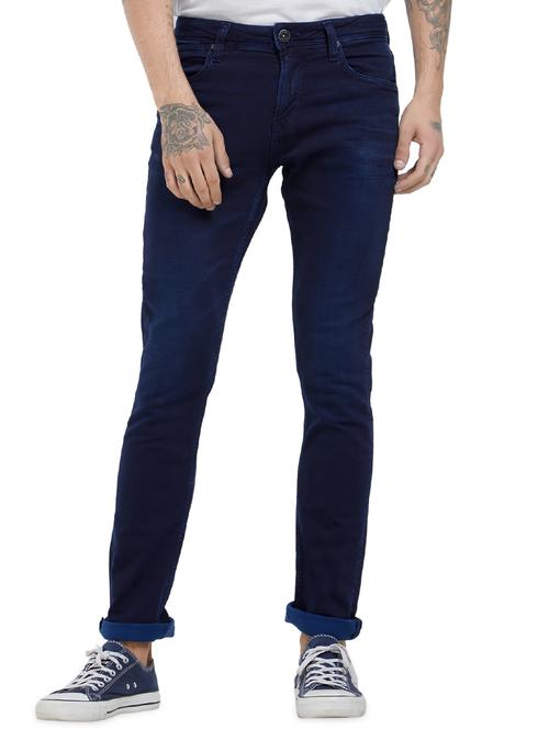 black cotton plain jeans - 15996929 - Very Small Image - 1