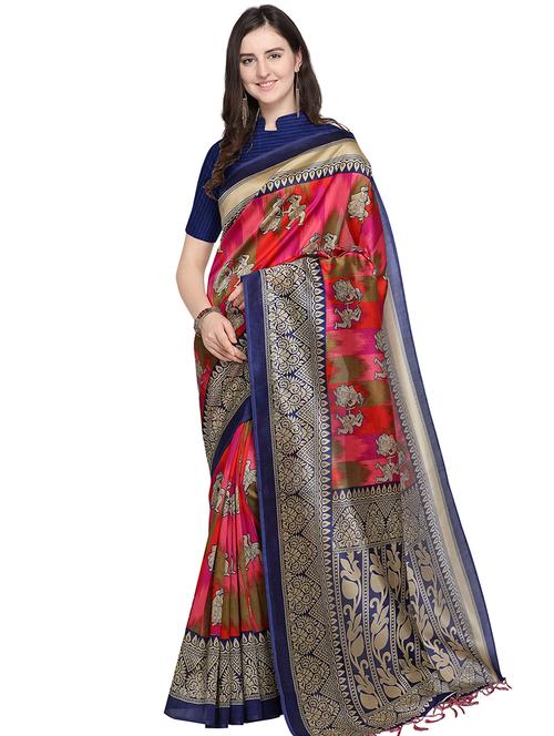 conversational mysore silk saree with blouse - 15998170 - Very Small Image - 1