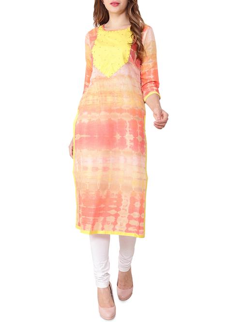 straight printed kurta - 15998183 - Very Small Image - 1