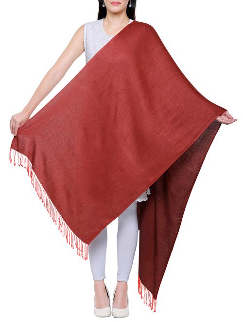 red viscose shawl - 15998691 - Very Small Image - 1