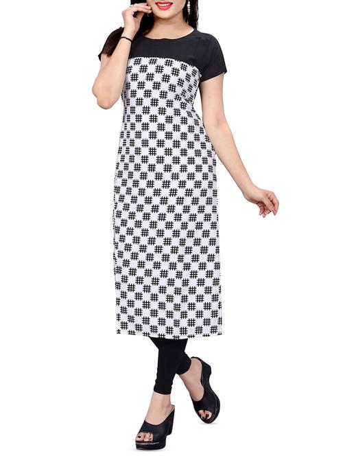 checkered straight kurta - 15998764 - Very Small Image - 1