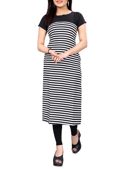 stripes straight kurta - 15998765 - Very Small Image - 1