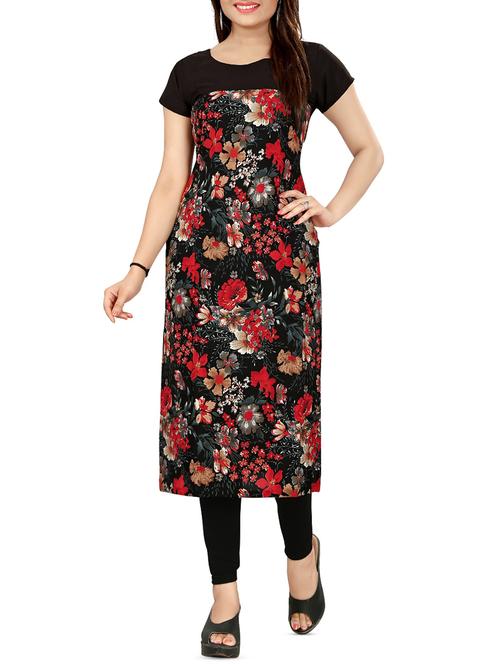 floral straight kurta - 15998766 - Very Small Image - 1