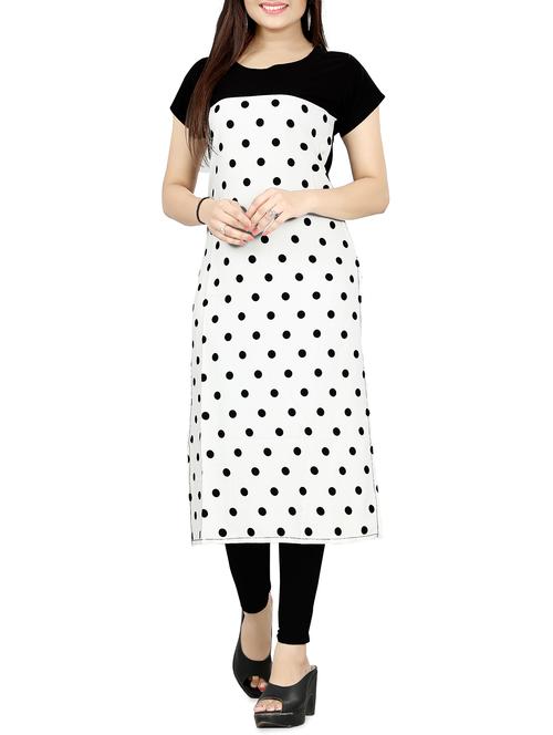polka dot straight kurta - 15998776 - Very Small Image - 1