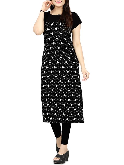 polka dot straight kurta - 15998785 - Very Small Image - 1