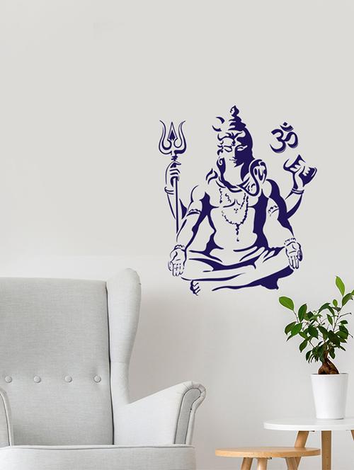sehaz artworks mahadev multi wall decal or living room sticker for home decoration - 15999095 - Very Small Image - 1