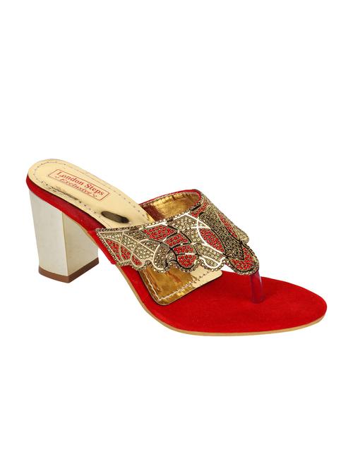 red toe separator sandals - 15999196 - Very Small Image - 1