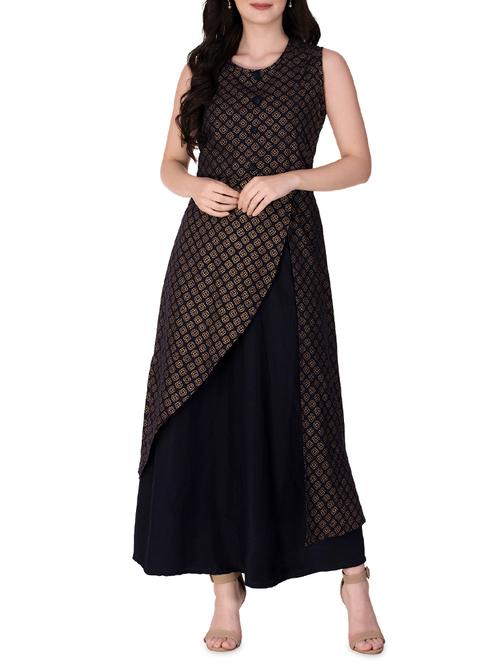 layered printed kurta - 15999479 - Very Small Image - 1