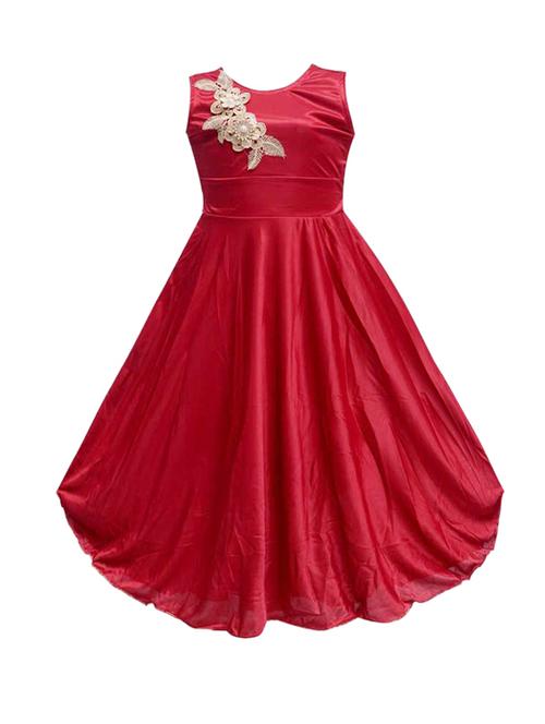 red polyester gown - 16000252 - Very Small Image - 1