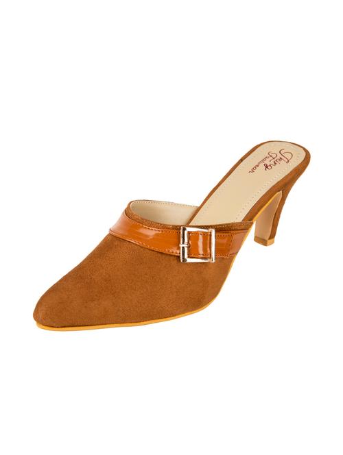 tan slip on sandals - 16000973 - Very Small Image - 1
