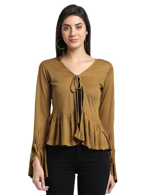 solid ruffle shrug - 16001060 - Very Small Image - 1
