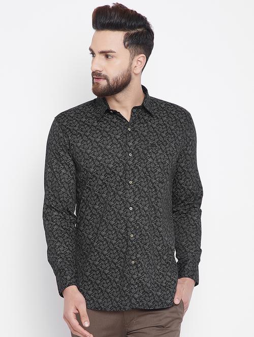 black printed casual shirt - 16001924 - Very Small Image - 1