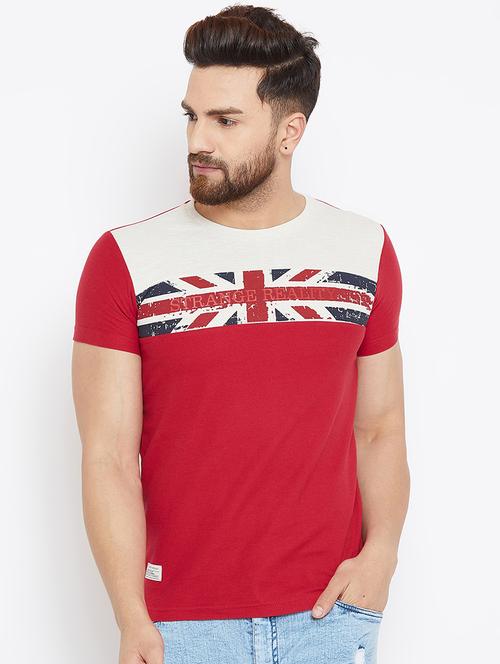 red printed tshirt - 16001966 - Very Small Image - 1