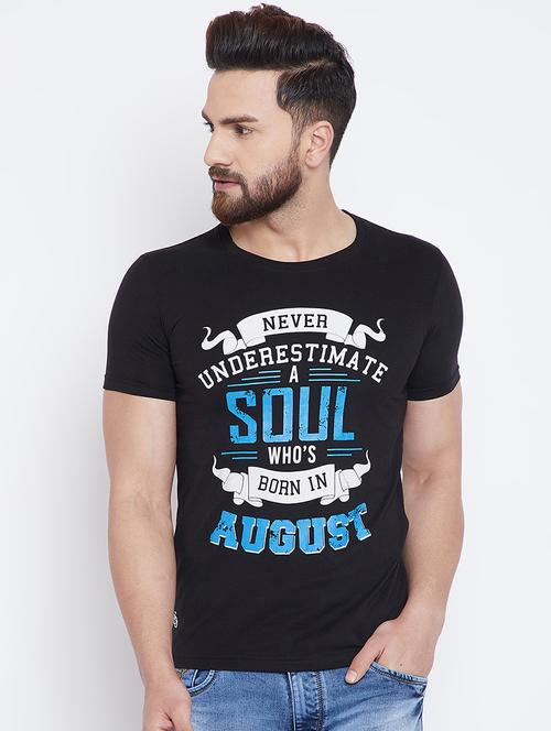 black typographic t-shirt - 16002026 - Very Small Image - 1