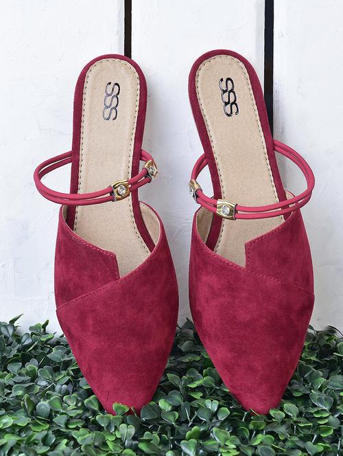 purple slip on mules - 16002111 - Very Small Image - 1
